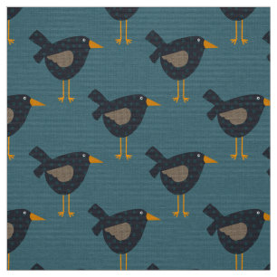Tecido Prim Crows, Corvos Whimsical