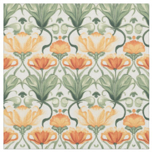 Tecido Primavera Floral Art Nouveau