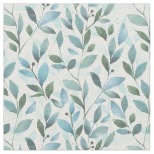 Tecido  Primavera. Padrão floral de aquarela