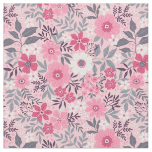 Tecido Primavera Rosa Bonito