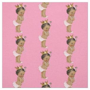 Tecido Princesa pequena étnica do vintage