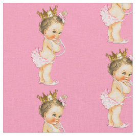 Tecido Princesa pequena triguenha do vintage