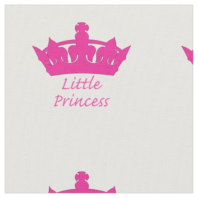Tecido Princesa Pequena - Um Bebê Real (Detalhe)
