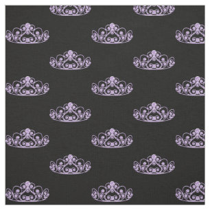 Tecido Princesa Tiara Crown - Roxo