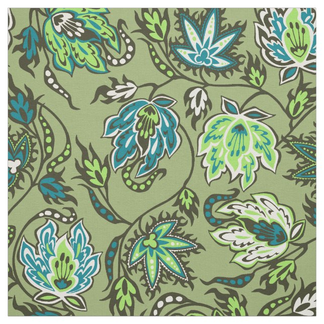 Tecido Protea Batik Hawaiian Tropical Floral (Modelo)