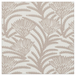 Tecido Protea flores grandes edição deserto