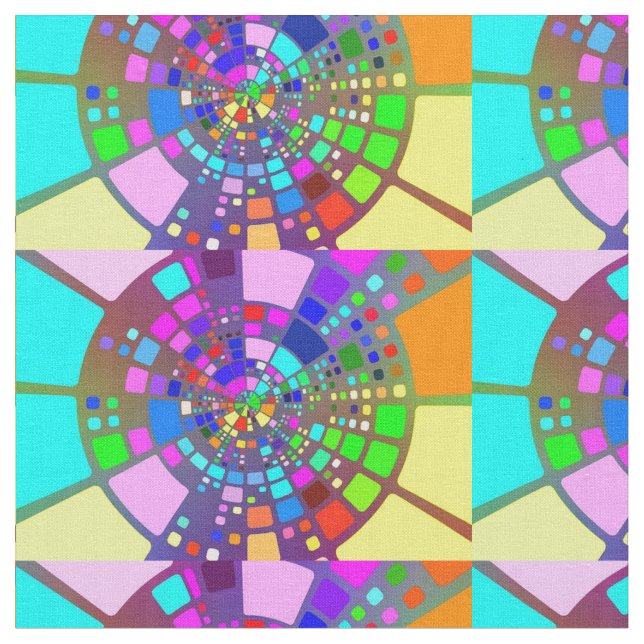 Tecido psicodélico! (Detalhe)