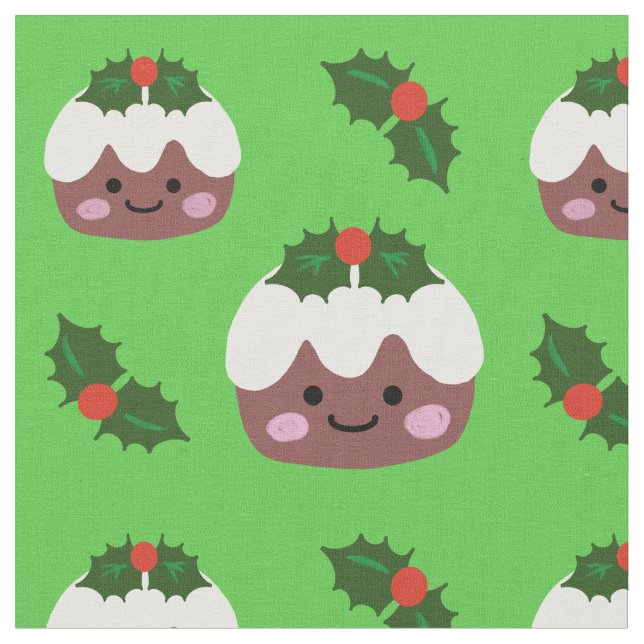 Tecido Pudim de Natal 2 (Detalhe)