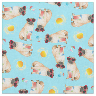 Tecido Pug de Verão