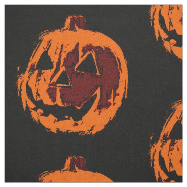 Tecido Pumpkin do Halloween - estilo do Grunge + suas ide (Modelo)
