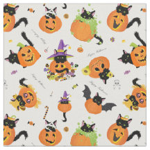 Pumpkin Preto de Gato de Halloween