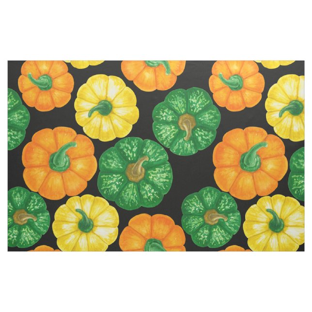 Tecido Pumpkins Watercolor Standard 3 (Fat Quarter)