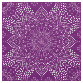 Tecido Purple Mandala