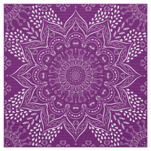 Tecido Purple Mandala
