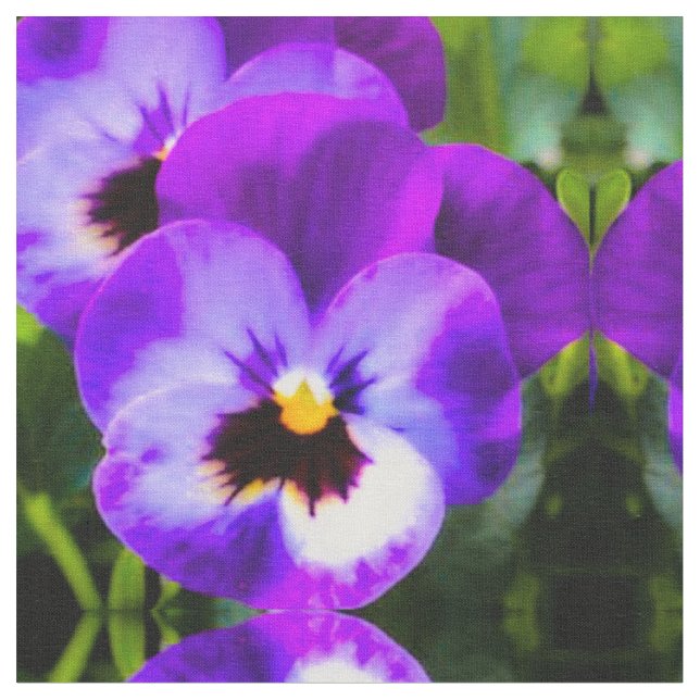 Tecido Purple Pansy (Detalhe)