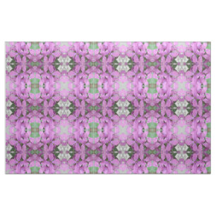 Tecido Púrpura de Flores Florais Padrão