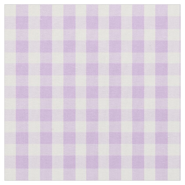 Tecido Púrpura de Gingham Pastel (Detalhe)