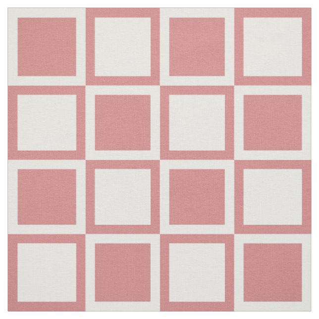Tecido Quadrados de Mod Rosa ~ grande escala (Modelo)