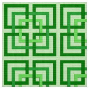 Tecido Quadrados, verde da hortelã e esmeralda