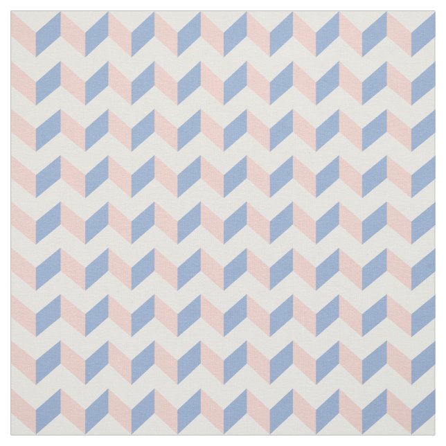 Tecido Quartzo cor-de-rosa cor-de-rosa branco Chevron (Modelo)