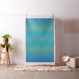 Tecido Quatrefoil Azul