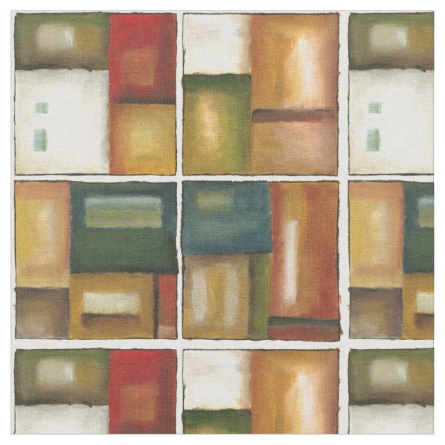 Tecido Quatro Pintura Paneled de Jennifer Goldberger (Detalhe)