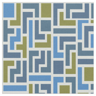 Tecido Quebra-cabeça Blocos