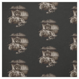 Tecido quebrado do querubim