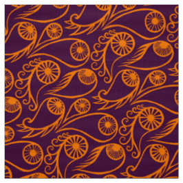 Tecido Quirky Paisley Eye Pattern Creepy Dia de as Bruxas