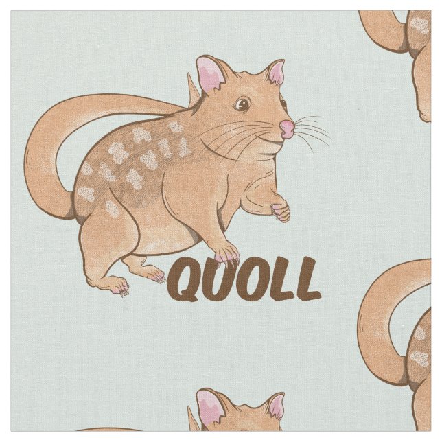 Tecido Quoll Marsupial Australiano (Detalhe)