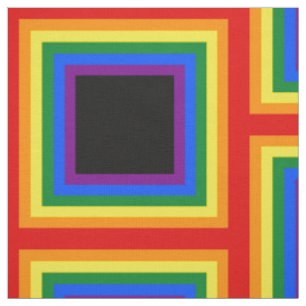 Tecido RAINBOW FLAG COLORS frame + suas ideias
