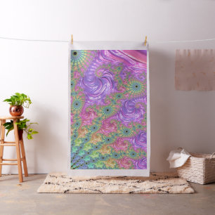Tecido Rainbow Fractal