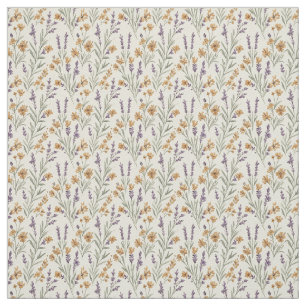 Tecido Raminhos de Lavanda Atemporais & Flores Silvestres