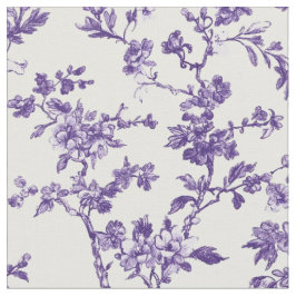 Tecido Ramo de Toile Floral Violeta