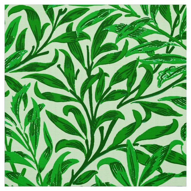 Tecido Ramo do salgueiro de William Morris, verde (Modelo)