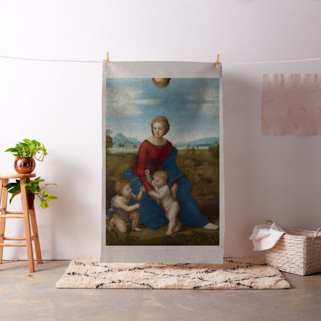 Tecido Raphael – Madonna in the Meadow – Raffaello Santi (In Situ)