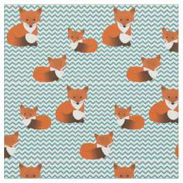 Tecido Raposas pequenas Foxy