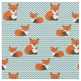 Tecido Raposas pequenas Foxy