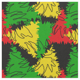 Tecido Rasta Flag Colors Palm Deixa o jamaicano patentead