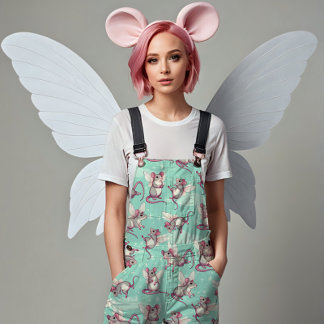 Tecido Ratos Leiteiros Quimsos - Azuis