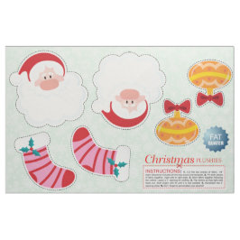 Tecido Recortar e mastigar Enfeites de natal - Descartar