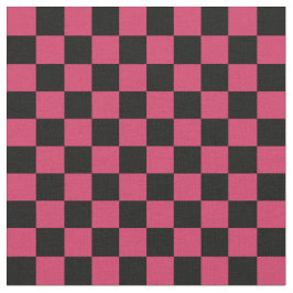 Tecido Red & Black Checkerboard