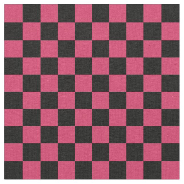 Tecido Red & Black Checkerboard (Detalhe)