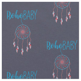 Tecido Red Blue Modern Boho Baby Dreamcatcher