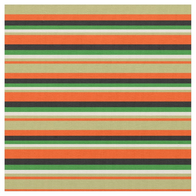 Tecido Red, Dark Khaki, Bisque, Forest Green e Black (Detalhe)