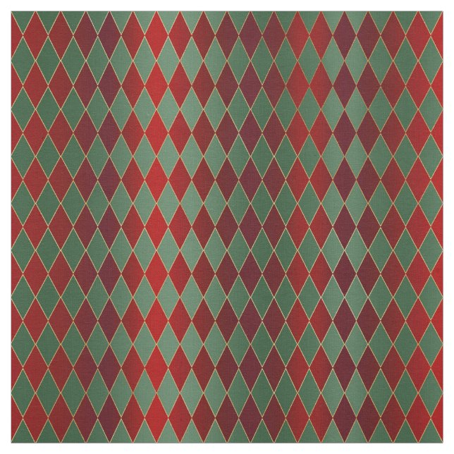 Tecido Red Dourado Harlequin (Modelo)