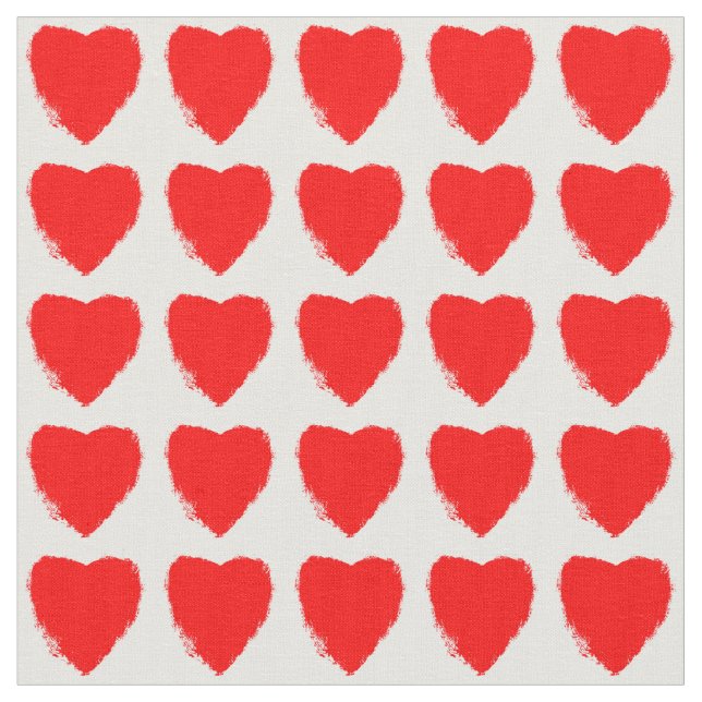 Tecido Red Hearts Pattern (Detalhe)