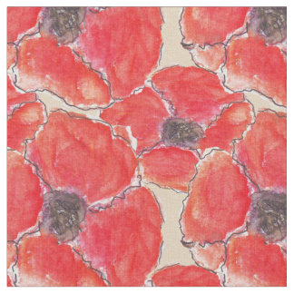 Tecido Red Poppy