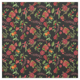 Tecido Red Vintage Floral