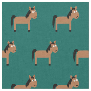 Tecido Refeição De Bebê De Cavalo Bonito